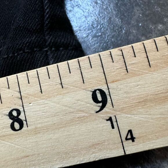 Old Navy Kicker Boot-Cut Mid-Rise Black Jeans Stretch Style Women’s 16 Short - Picture 11 of 12